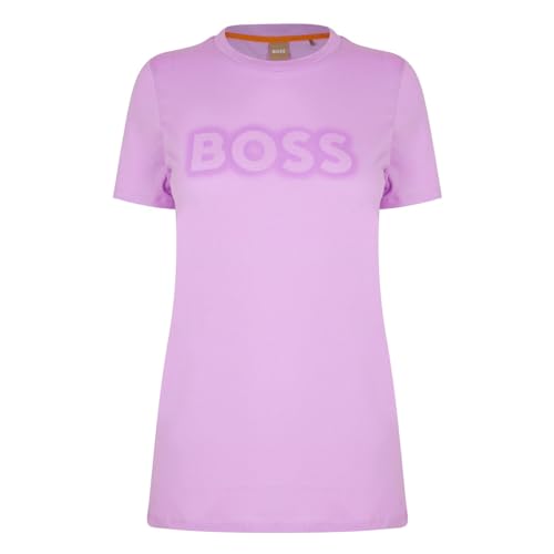 BOSS T-shirt damski, Light/Pastel Pink680, S