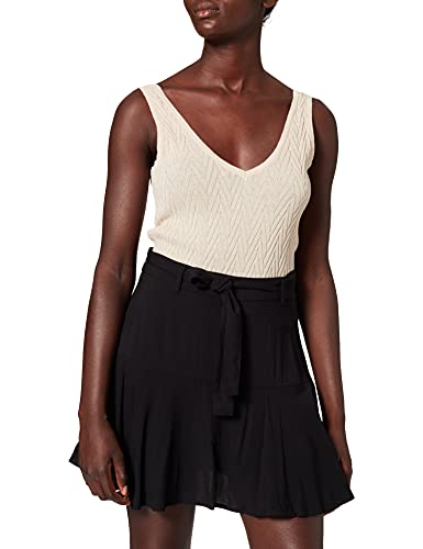 Urban Classics Damska spódnica z wiskozy, mini skort, dostępna w wielu różnych kolorach, rozmiary od XS do 5XL, czarny, XL