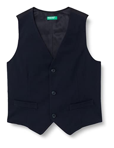 United Colors of Benetton Kamizelka chłopięca, Czarny 901, 160