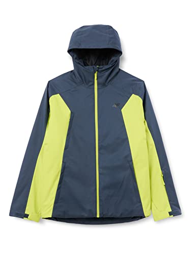 4F Męska kurtka narciarska Kumn002 Jeans, antracyt, M, antracytowy