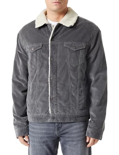 Kurtka męska Teddy Smith Randall Sherpa Turbulence Khaki, TURBULENCE KAKI, L