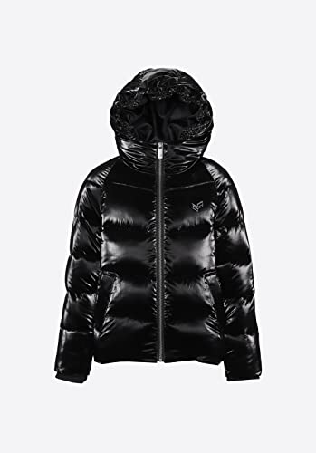 Kaporal Girl Jacket-Model EZA-Kolor Czarny-Rozmiar 16 lat, Czarny i czerwony, czarny, 8 lat