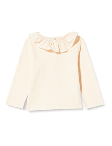 Petit Bateau A06zu bluzka z długim rękawem (1-Pack), Biała lawina, 3 miesięcy