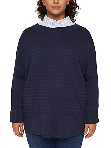 ESPRIT Sweter damski, 400/granatowy, 46 PL