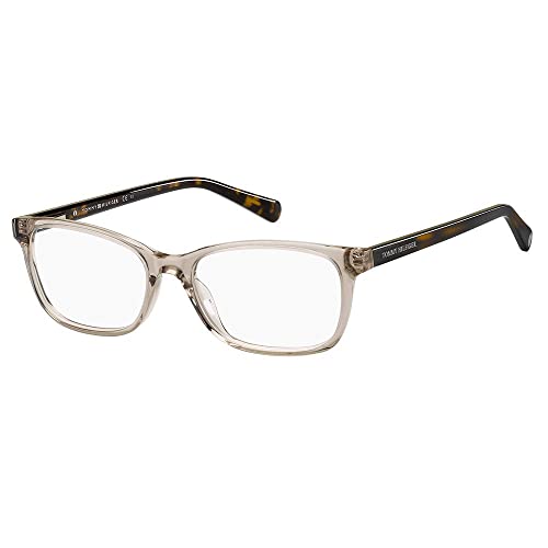 Tommy Hilfiger Damskie okulary przeciwsłoneczne Th 1889, beżowe Havana, 53, beżowy Havana, 53