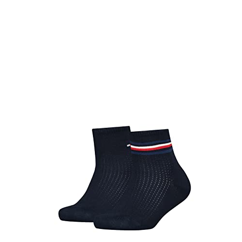 Tommy Hilfiger Krótkie skarpety uniseks, grantowy, 35-38 EU