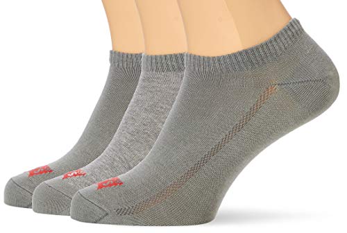 Levi's Skarpety unisex - Low Cut-Batwing Logo (3-pak) (opakowanie 3 szt.), Mieszanka średniej szarości