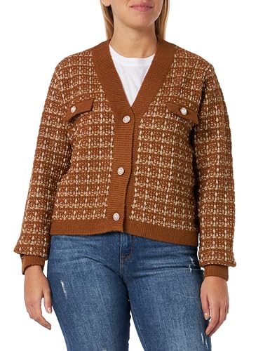 nascita Damski kardigan 11025233-NA03, brązowy, XL/XXL, brązowy, XL-XXL