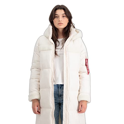 ALPHA INDUSTRIES Damska kurtka zimowa Puffer Coat Zh Wmn, Jet Stream White, L