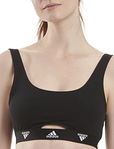Adidas Sports Underwear Damski biustonosz z okrągłym dekoltem, Czarny, XL