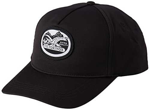 Victorinox Heritage czapka z daszkiem, czarna, jeden rozmiar, Czarny, Rozmiar uniwersalny