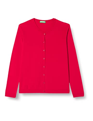 United Colors of Benetton kardigan damski, czerwony 143, M