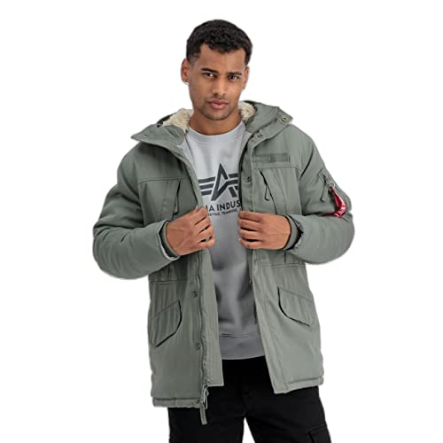 ALPHA INDUSTRIES Męska kurtka niemowlęca, 432-Vintage Green, L