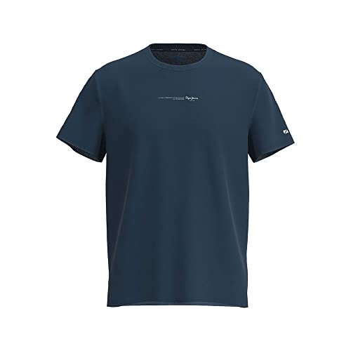 Pepe Jeans Koszulka męska David, Niebieski (Jarman), M