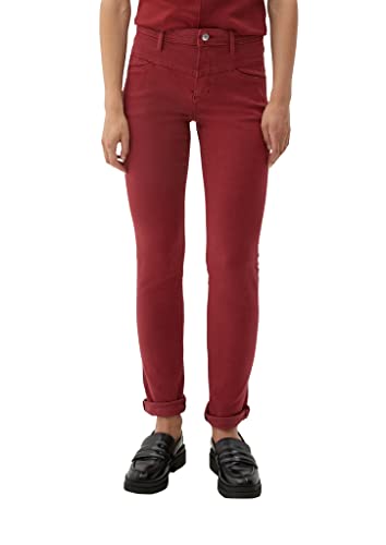s.Oliver Jeansy damskie, Betsy Slim Fit, czerwone, 36/34, czerwony, 36W / 34L