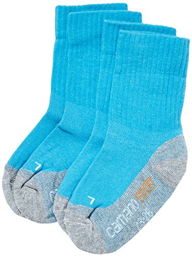 Camano Dziewczęce 3721 skarpety sportowe, 2 sztuki, turkusowy (Turquoise 32), 23-26