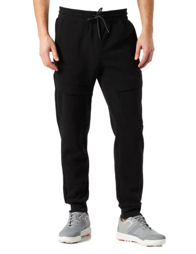 Southpole Spodnie męskie Utility Flap Fleece Jogger, czarny, XXL