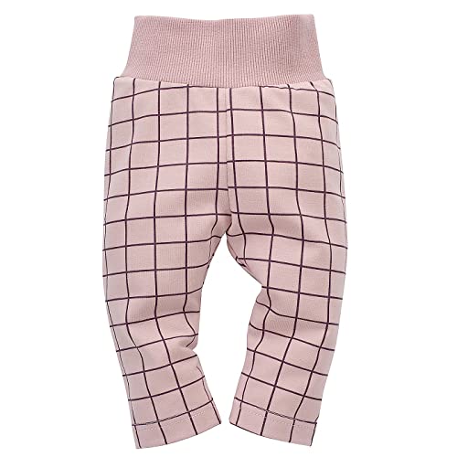 Pinokio Legginsy dziecięce Romantic, 95% bawełna, 5% elastan, różowe, czerwone dziewczynki rozm. 62-122 (110)