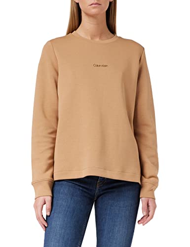 Calvin Klein Mini bluza damska, Miękki wielbłądzi, XXS