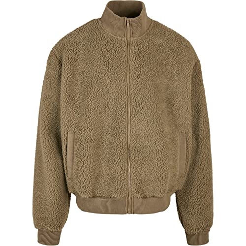 Urban Classics Męska kurtka Boxy Sherpa, Tiniolive, 4XL