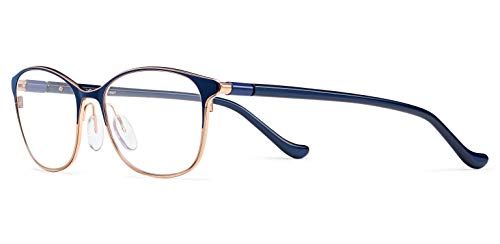 Safilo Damskie okulary przeciwsłoneczne PROFILO 01, niebieskie złoto, 53, Niebieskie złoto.