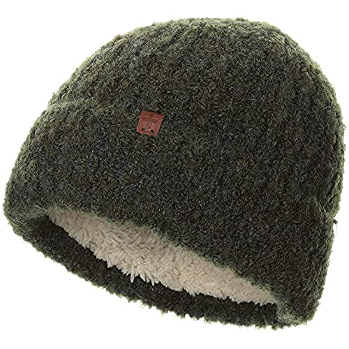 BICKLEY + MITCHELL Women's Knitted Lux Comfy Womens Turncuff with Teddy Lining 2161-01-12-55 czapka beanie, zielony (Seagreen), jeden rozmiar