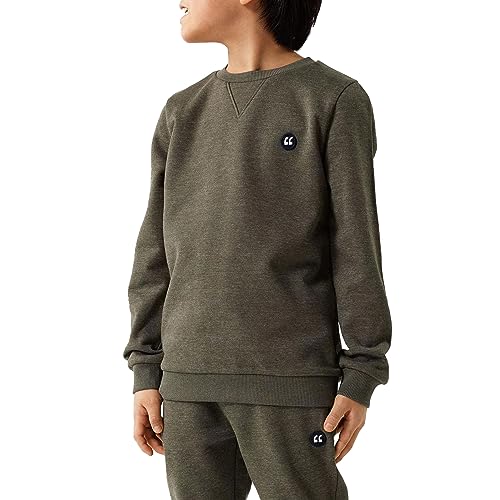 Bestseller A/S Bluza chłopięca Nkmvimo Ls Sweat Bru Noos, Rifle Green, 122-128