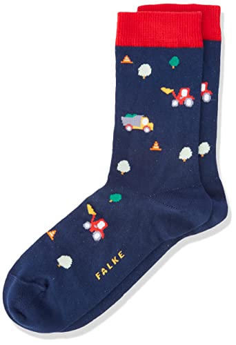 FALKE Unisex dziecięce Construction Workers K So skarpety, niebieski (Royal Blue 6115), 39-42