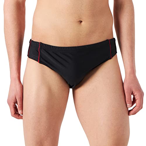 Haute Pression Męskie 319 pantofle do pływania, czarne/czerwone, 36