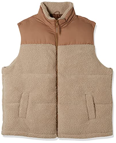 JACK&JONES PLUS Męska kurtka JORCHILI Teddy z kapturem, Oatmeal, 3XL