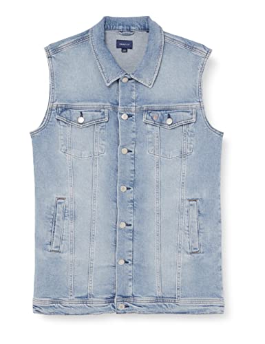 GANT Sukienka dziewczęca, Light Blue Worn in, 122 cm
