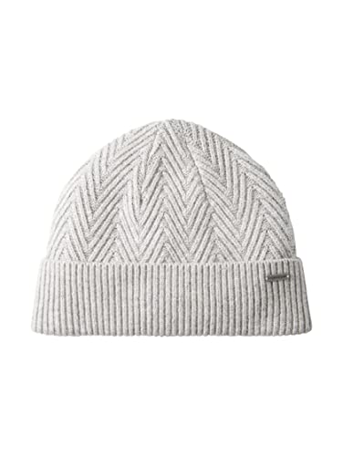TOM TAILOR Męskie Czapka wełniana Beanie 1034289, 30193 - Ordinary Grey Melange, ONESIZE