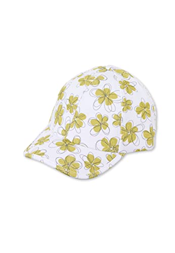 Sterntaler Dziecięca czapka bejsbolowa w kwiaty, unisex, biała, normalna, biały, 53