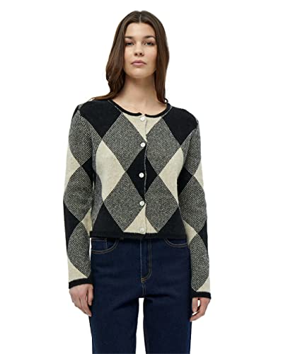 Peppercorn Damski kardigan Jayda, ciepły piaskowy melanż, S