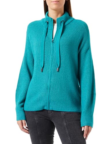 TOM TAILOR Damski kardigan z dzianiny, 32402 - Ever Green Melange, L