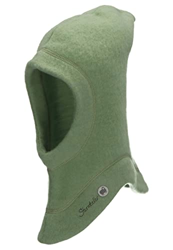 Sterntaler Uniseks dziecięca czapka z szalikiem, czysta wełna, czapka z daszkiem