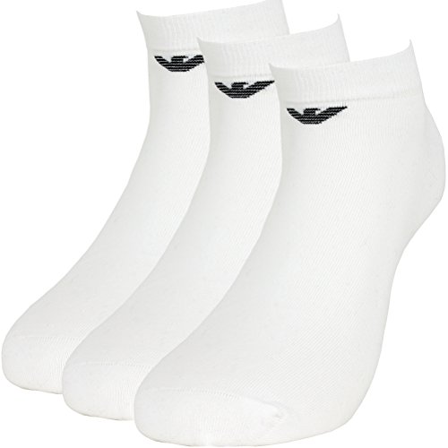 Emporio Armani Skarpety męskie, 3-pak, biały, S-M