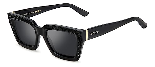 Jimmy Choo MEGS/S Okulary Przeciwsłoneczne Black/Grey 51/21/145 donna