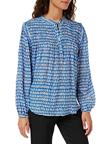 Peppercorn Damska bluzka Marika, niebieski nadruk, XXL, Marina Blue Print, XXL