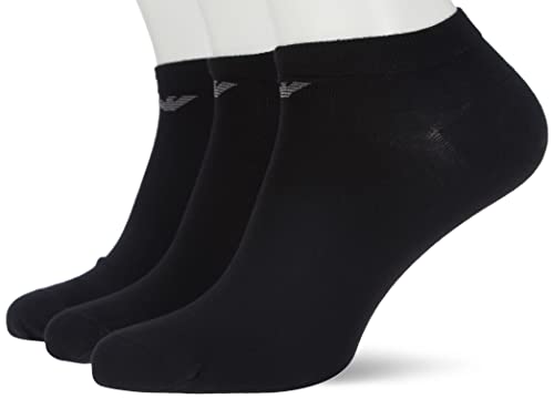 Emporio Armani Skarpety męskie 3-pak, czarny, L-XL