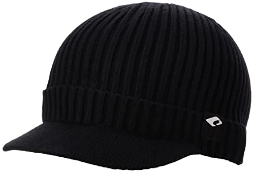 CHILLOUTS Bento czapka z dzianiny czapka zimowa beanie czapka narciarska z daszkiem, czarny, jeden rozmiar