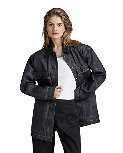 G-STAR RAW Męska kurtka Chore Unisex Workwear Evergreen Jackets, Niebieski (Raw Denim D23019-d315-001), XL