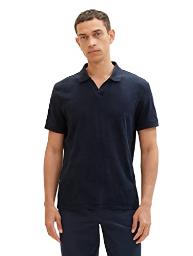 TOM TAILOR Męska koszulka polo, 1036376, 10668-Sky Captain Blue, XXL, 10668 - Sky Captain Blue, XXL
