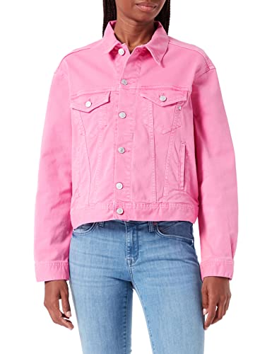 Replay Damska kurtka dżinsowa, 363 jasna fuksja, L