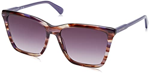 Longchamp Damskie okulary przeciwsłoneczne Lo719s, fioletowy róg, 54, Purple Horn