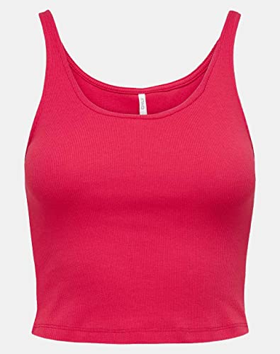 Bestseller A/S Damskie szorty ONLNESSA S/L JRS NOOS Top, Teaberry, XL, Teaberry, XL