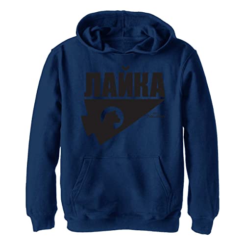 Marvel Hawkeye chłopięca bluza z kapturem z rosyjskim logo, Heather Navy, S, Heather Navy, S, Heather granatowy, S