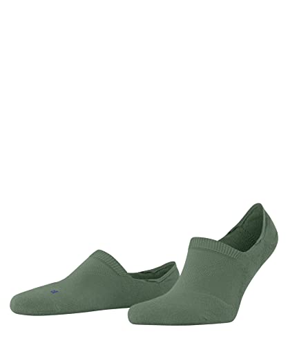 FALKE Unisex Cool Kick szybkoschnące stopki niewidoczne bez motywu oddychające High Cut z pluszową podeszwą 1 para skarpet wewnętrznych, zielone (Sage 7538), 46-48