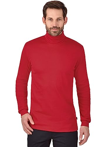 Trigema Męski Top Sportowy, Czerwony (Wiśnia)., XXL