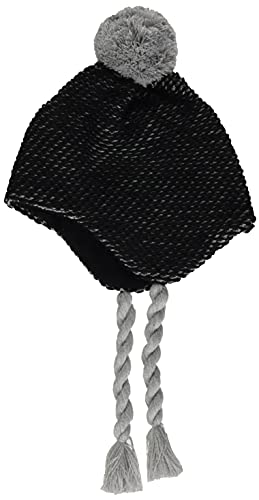 Sterntaler Strickmütze Bommeli Czapka Unisex-dla dzieci i młodzieży, Srebrny Melange, 55